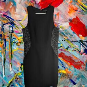 Banana Republic 10 sleeveless sheath black and gray dress. Office, Fall, Travel